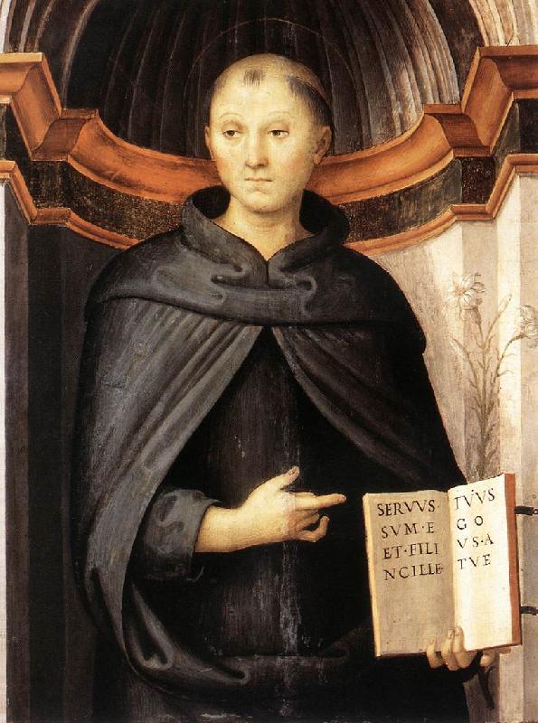 PERUGINO, Pietro St Nicholas of Tolentino a Sweden oil painting art